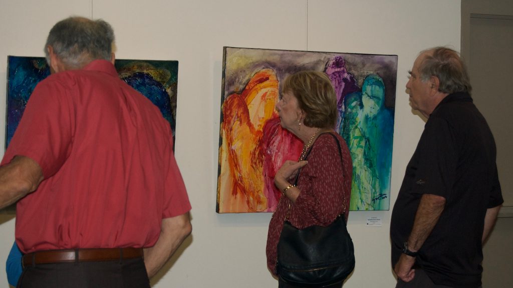 Inspiration Series: Patrons at LRA Eclectic Visions Exhibition ©2016 Liz Morton